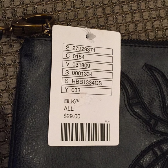 Deena & Ozzy gray clutch bag - Picture 3 of 7